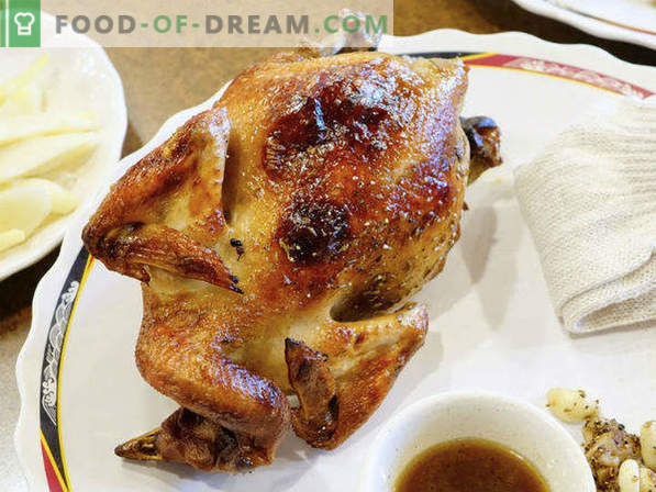 14 начина да изпечете цялото пиле във фурната с хрупкава, златна кора, селекция от най-добрите рецепти