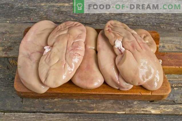Как да се вари без свинско бъбреци без мирис?