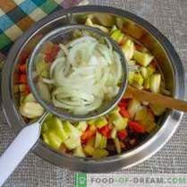 Винегрет с ябълка и кисело зеле - вкусна салата към гладно