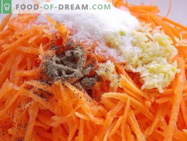 Deliciosa cenoura coreana