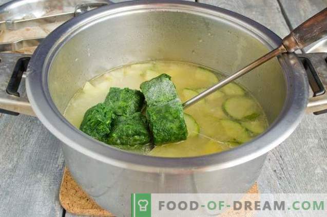 Супа от зелен спанак