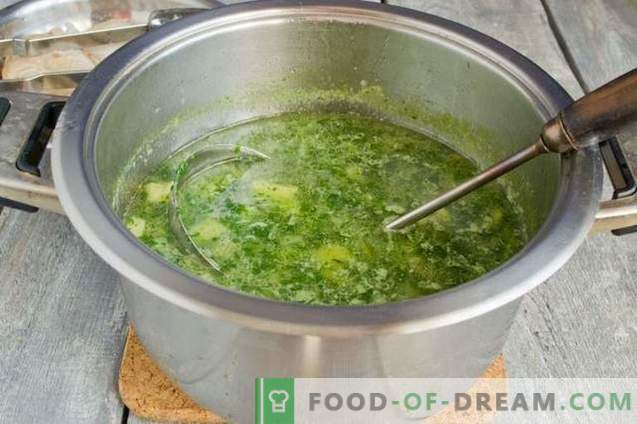 Супа от зелен спанак