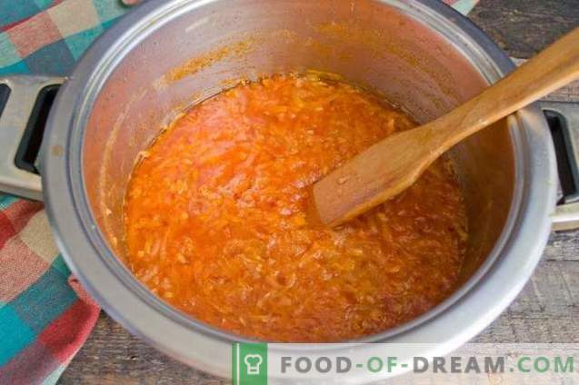 Супа за доматена крем за наблюдение на теглото