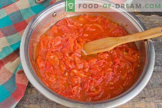 Супа за доматена крем за наблюдение на теглото