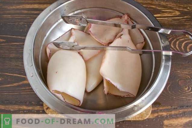 Корейски калмари - вкусна салата с морски дарове