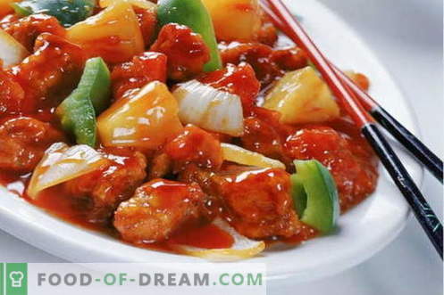 Frango em chinês - as melhores receitas. Como corretamente e cozinhar frango em chinês.