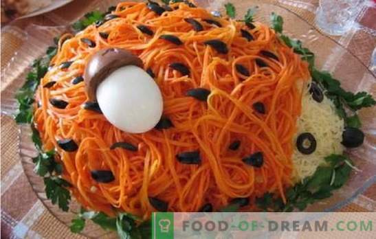 Вкусни и прости корейски салата от моркови - комбинация от азиатска и руска кухня. Корейски рецепти за салата от моркови