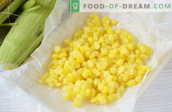 Как се замразява царевицата в зърна