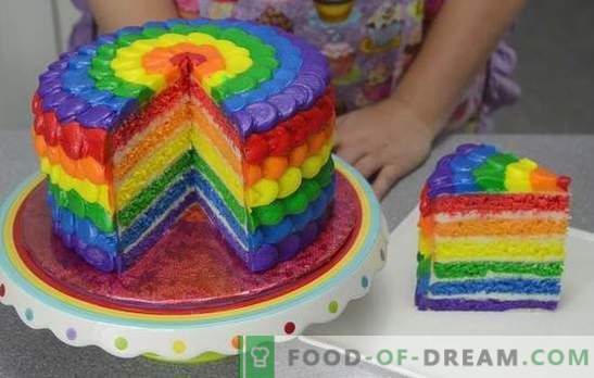 Ние сме изненадани от вкуса и цвета: торта 