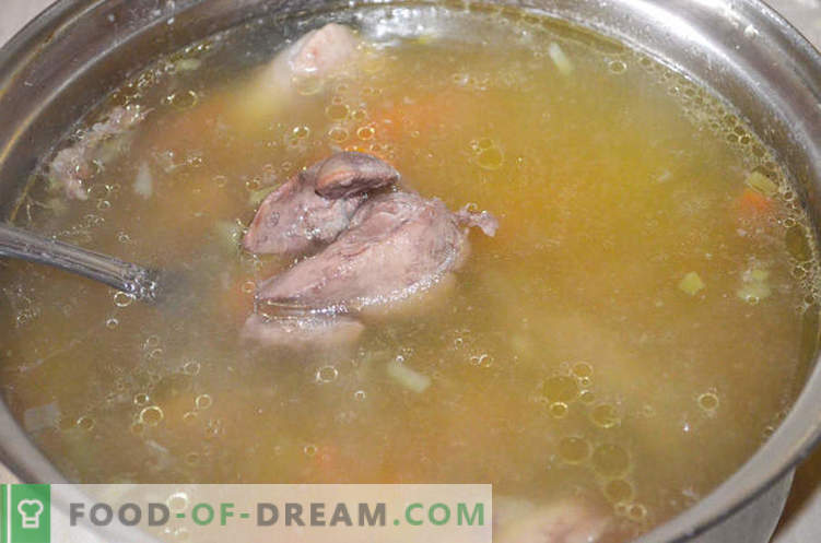 Супа с пилешки каша или как да се готви супа от Глеб Жеглов - рецепта
