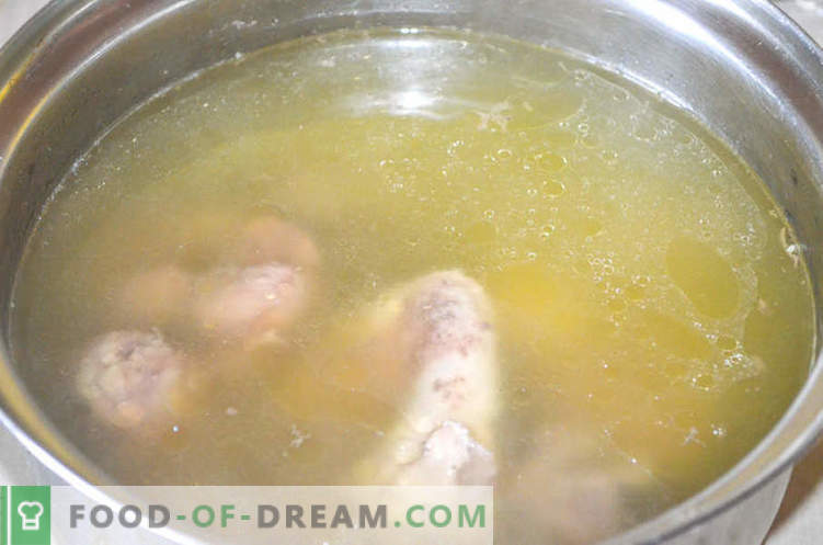 Супа с пилешки каша или как да се готви супа от Глеб Жеглов - рецепта