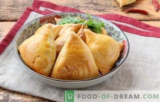 Самса Узбекистан - печенето идва от изток. Най-добрите рецепти за буфета узбекски самса с агнешко, картофи, тиква и пиле