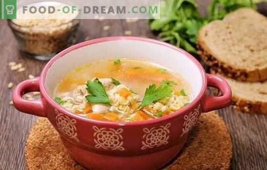 Пилешки бульон от ечемик - богат вкус на питателна храна. Рецепти за супи, зеле и кисели краставички с пилешки бульон с ечемик