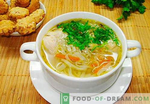 Супа от пилешки бульон - най-добрите рецепти. Как да правилно и вкусно готви супа в пилешки бульон.