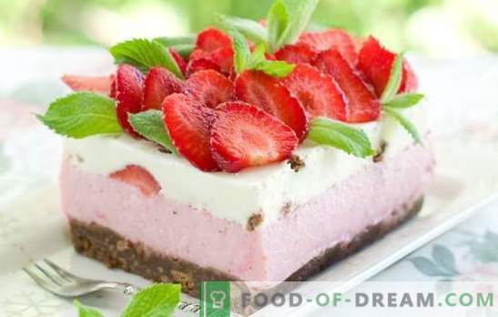 Десерти с ягоди: рецепти със снимки за сладко лято. Варианти на различни десерти с ягоди: торти, кремове, сладолед, маршмало