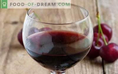 Вишнево вино у дома: основните моменти при виното. Рецепти за домашно произведени череши