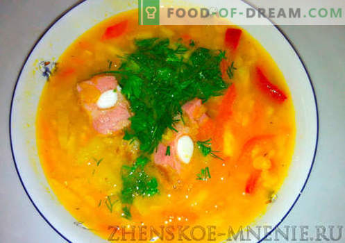 Грах супа - рецепта със снимки и стъпка по стъпка описание