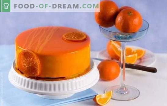 Оранжева глазура - ароматен печещ дизайн. Рецепти оранжева глазура върху сметана, мляко, шоколад