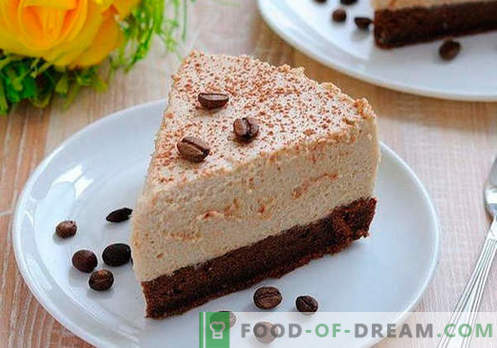 Cake Mousse - the best recipes. How to properly and tasty cook cake mousse.