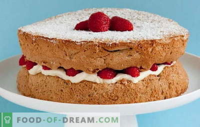 How to cook a lush sponge cake at home? The best recipes for sponge cake at home: sure to succeed!