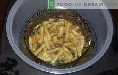 French fries in a slow cooker - a favorite fast food at home. Recipes for french fries in a slow cooker, as well as sauces for it