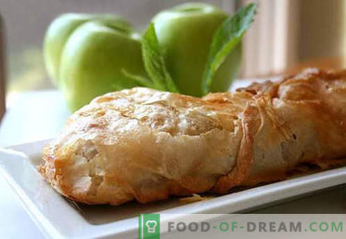 Ябълков щрудел - най-добрите рецепти. Как правилно и вкусно да се готви щрудел с ябълки.