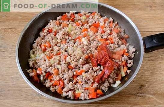 Ориз с кайма и зеленчуци в домати: фантазия за ризото от наличните продукти. Рецепта за приготвяне на ориз с кайма и зеленчуци в домат: стъпка по стъпка