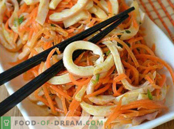 Корейски моркови, рецепти у дома с пиле, с готова подправка, за зимата