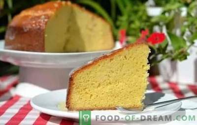 Brewed sponge cake - feel like a real pastry chef! Recipes for custard sponge cake and desserts with him