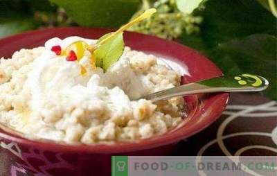 Hercules porridge on milk: the recipe for the best breakfast. Hercules porridge on milk with dried fruits, berries, spices, pumpkin