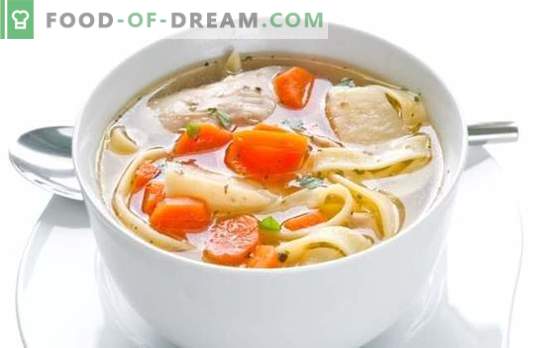 Супа от пилешко филе - супа от майка. Как да готвя супа пилешко фиде с гъби, кюфтета и зеленчуци