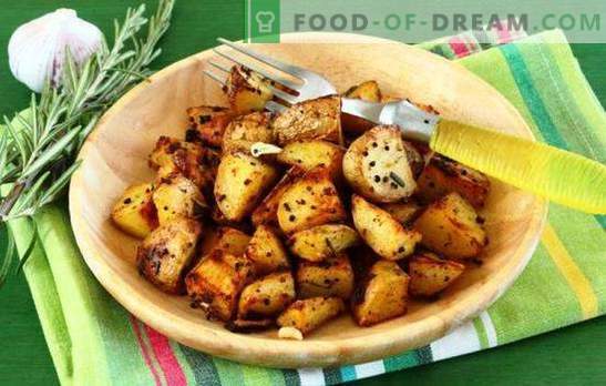 Печени картофи в бавна печка - полезно! Рецепти на картофи, изпечени в мултикукър с подправки, в сметана, със сирене, бекон и др.