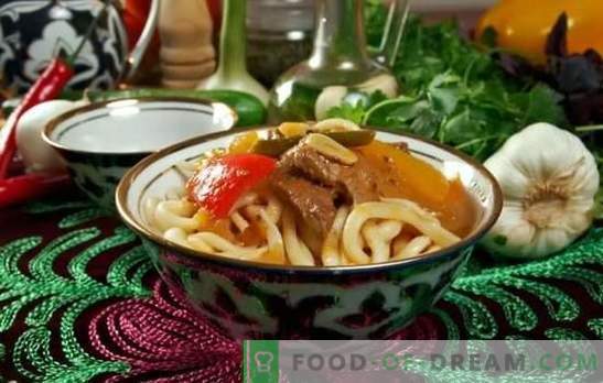 Uzbek Laghman е невероятно ястие, което ще задоволи с вкуса, аромата и външния си вид. Най-добрите рецепти за Lagman в узбекски