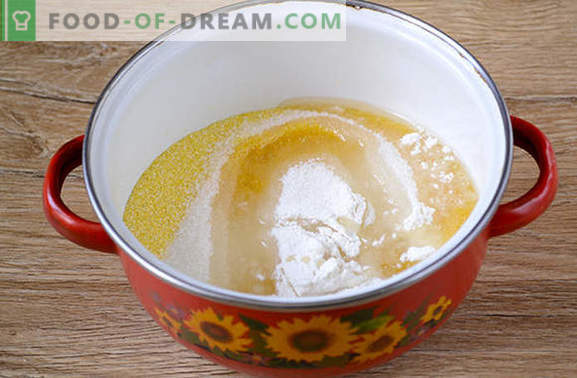 Кифли от царевично брашно: елегантен, слънчев десерт! Стъпка по стъпка авторска рецепта за бързи царевични кифлички (със снимки)