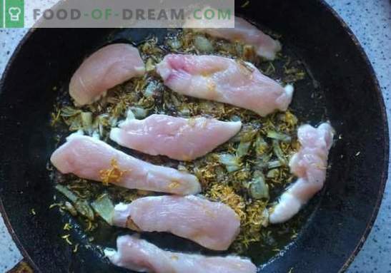 Фото рецепта за приготвяне на месо (филе) в сметана. Страхотно пилешко филе в сметанов сос за 25 минути: рецепта стъпка по стъпка