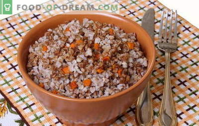 Елда с моркови - умна каша! Рецепти за приготвяне на елда с моркови и лук, домати, гъби, пиле, яйца