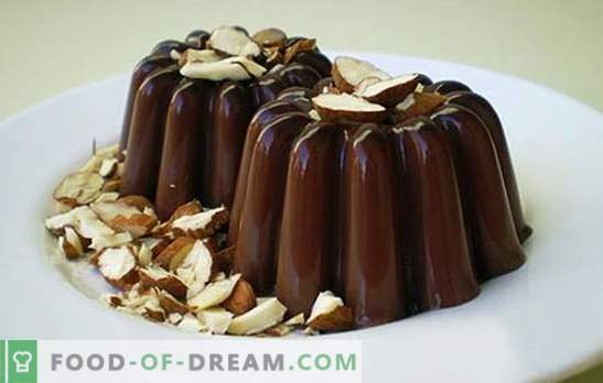 Шоколадово желе за любителите на лесни рецепти. Топ 8 идеи за шоколадово желе: с извара, крем бисквити, тиква