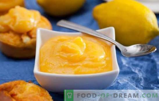 Lemon Kurd е невероятен цитрусов крем. Идеални рецепти за ароматен лимон Kurd за закуска, печене, десерти