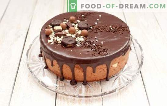 Брауникът е шоколад. Обикновено Брауни Cake Рецепти: Череши, мед, ядки, сливи, фурна и Multicooker