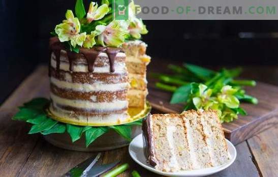 Hummingbird Cake - плодово блюдо и сочни бисквити. Селекция от торти 