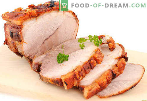 Свинска шунка - най-добрите рецепти. Как да правилно и вкусно готви свинска шунка у дома.