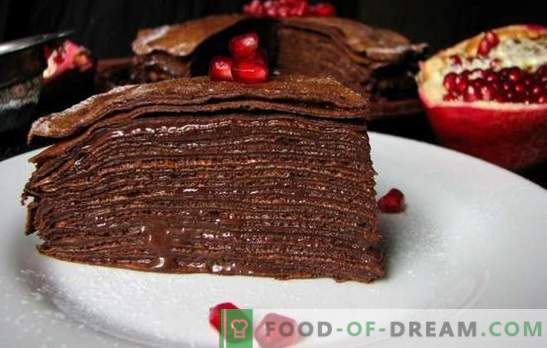 Шоколадова торта на кефир - ярък вкус! Рецепти за вкусни кефирни торти с масло, крем и сметана за крем