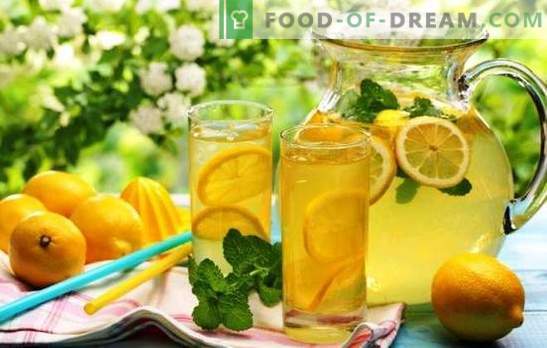 Лимонена лимона: класически джинджифил, за отслабване. Как да си направим лимонада у дома?