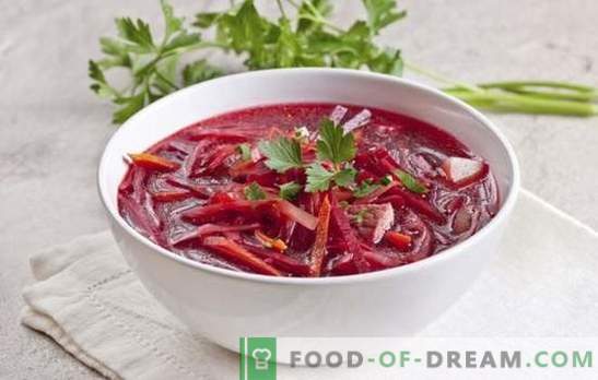 Супа от цвекло с месо: в горещината, а в студената вкусна! Най-добрите рецепти за готвене на топло и студено червено цвекло с месо