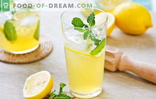 Лимонова напитка - енергия и витамини в една чаша. Рецепти за лимонени напитки: хладка лимонада или топла инфузия
