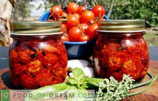 Сушени домати за зимата - най-много! Прости и достъпни методи за съхранение на сушени домати за зимата