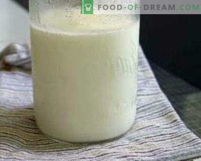 Какво може да се направи от кисело мляко, рецепти от кисело мляко