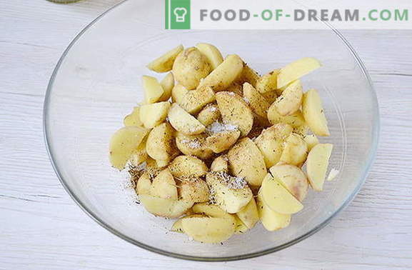 Рецепта за вкусни картофи в провинциален стил за 25 минути