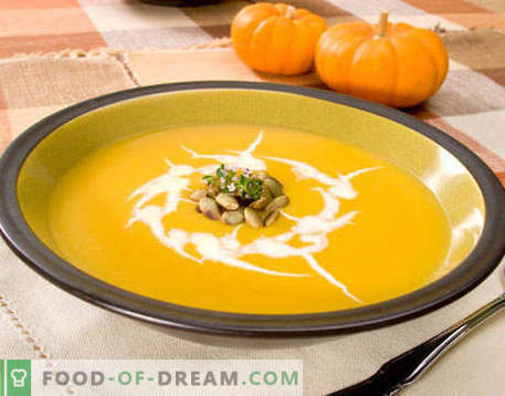 Тиквена супа - най-добрите рецепти. Как правилно и вкусно да се готви супа от тиква.