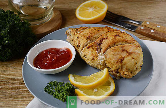 Пилешко филе във фолио в бавен котлон: високопротеиново и нискокалорично ястие. Диверсифицирайте диетата - печете гърдата във фолио в бавен котлон!
